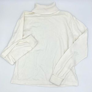 Talbots Petites Lightweight Turtleneck | Cream